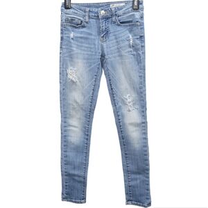 H & M Black label distressed jeans Size 1